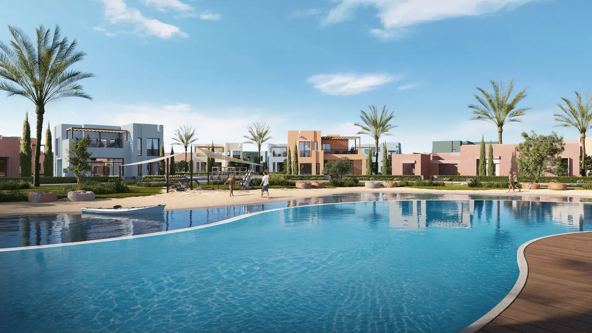Waterfront community at Makadi Heights